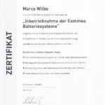 Zertifikat Commeo